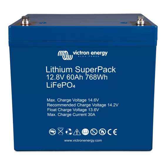 Batteria LiFePO4 12V 60Ah Victron SuperPack