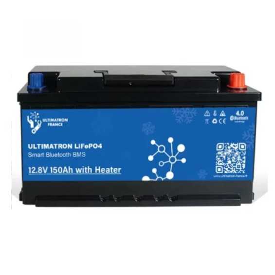 Batteria LiFePO4 150Ah 12V - 1,8kWh Under Seat Ultimatron - Con Riscaldatore