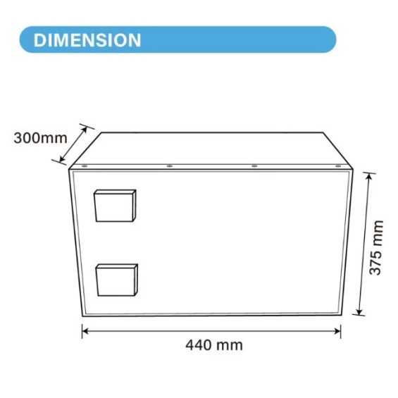 Batteria LiFePO4 560Ah 12V - 6,72kWh Ultimatron
