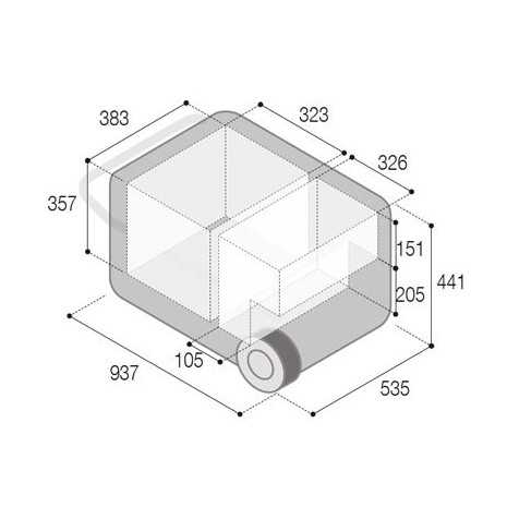 Frigorifero portatile 75L 12/24 - 220V VFD75
