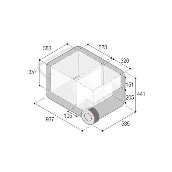 Frigorifero portatile 75L 12/24 - 220V VFD75