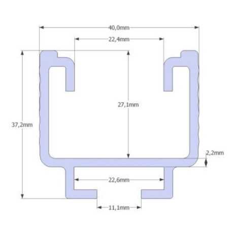 Supporto 2 pannelli su tegola