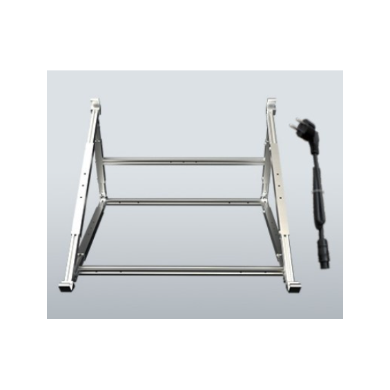 Impianto Plug&Play 410W con microinverter 300W pieghevole da balcone o muro