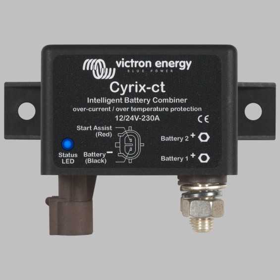 Combinatore di batteria Victron Cyrix-ct 12/24V - 230A