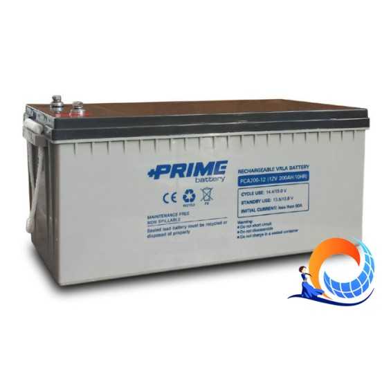 Kit solare a isola 800W, batterie AGM 400Ah, 6 luci