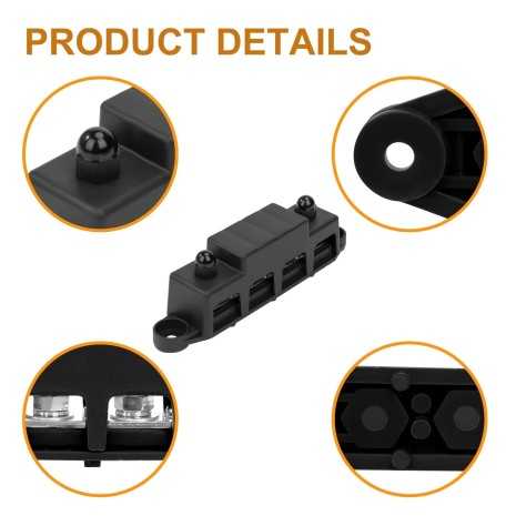 Busbar 250A 12V-48V DC Morsettiera di Parallelo...