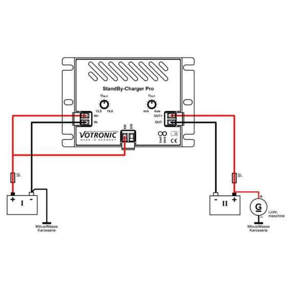 Dispositivo mantenimento batteria motore Votronic 12V 8A litio