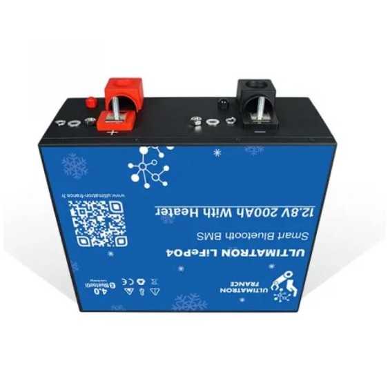 Batteria LiFePO4 200Ah 12V - 2,4kWh Under Seat Ultimatron con riscaldatore