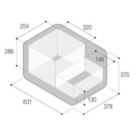 Frigo-freezer portatile 30L 12/24 - 220V VFT30
