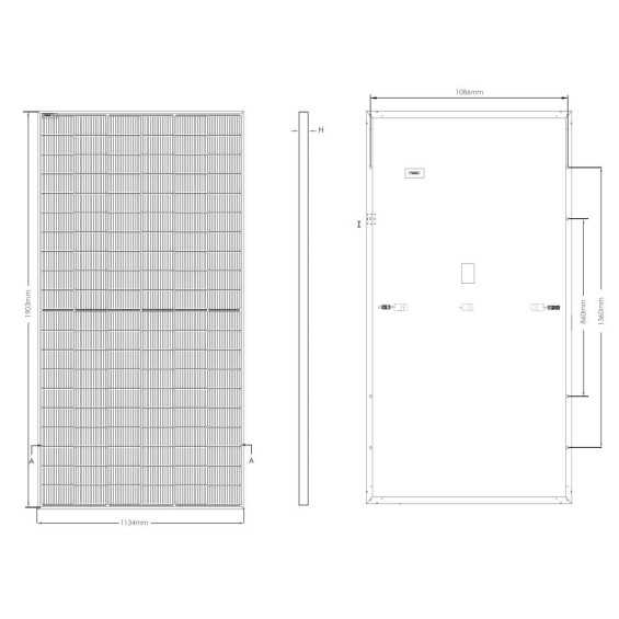 Pannello Fotovoltaico Monocristallino 470W 24V Jinko Solar