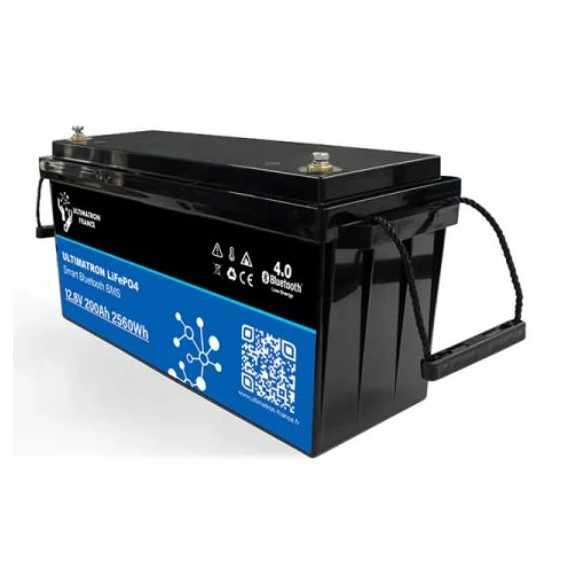 Batteria LiFePO4 200Ah 12V PRO - 2,4kWh Ultimatron
