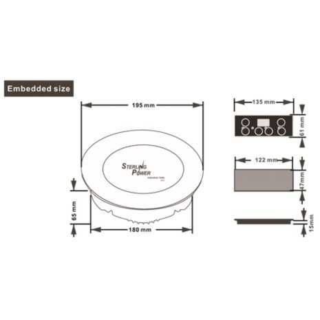 Piano cottura a induzione da incasso Sterling...