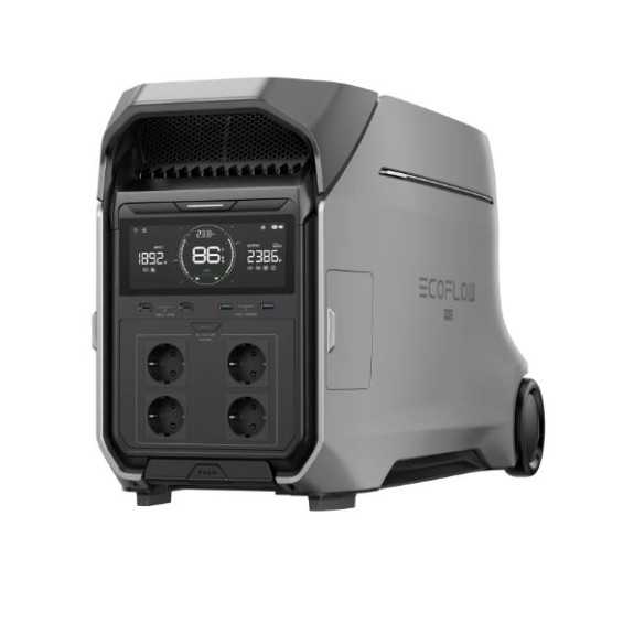 Delta Pro 3 Power Station 4096Wh Litio + Inverter 4000W + aliment. 5V/12V EcoFlow