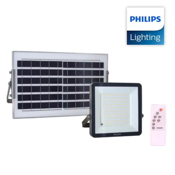 PHILIPS LIGHTING - Proiettore Ledinaire Solar 910 lm, 6,5 W, 4000 K, IR remoto, IP65