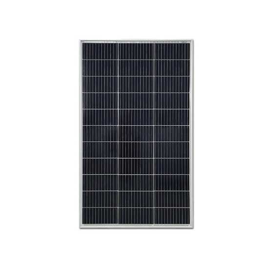 150W Pannello Fotovoltaico Monocristallino 12V con supporto integrato e 5m di cavo bipolare guainato