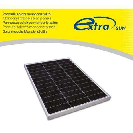 150W Pannello Fotovoltaico Monocristallino 12V con supporto integrato
