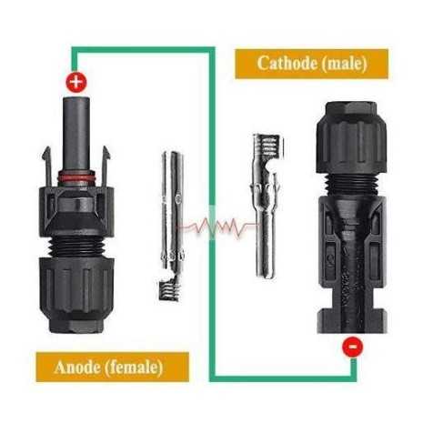 Coppia connettori MC4