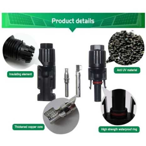 Coppia connettori MC4