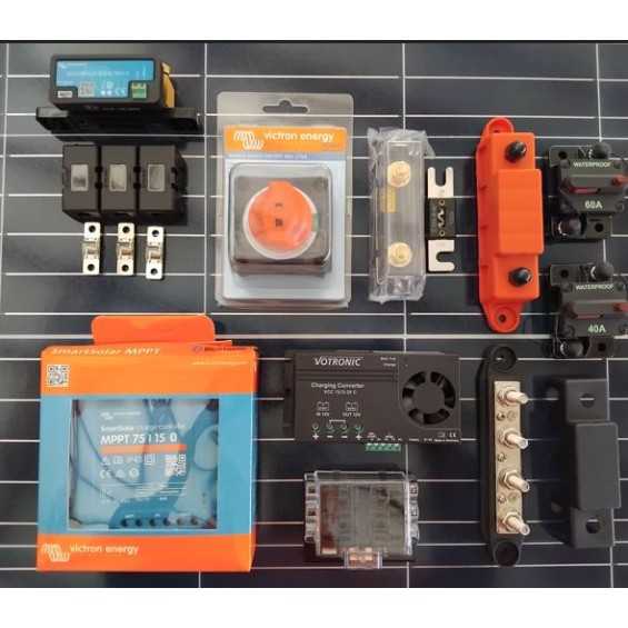Kit camperizzazione Minivan "Gas Free" | Pannello fotovoltaico 200W | Batteria Litio LiFePo4 200Ah | Inverter 1,5kW