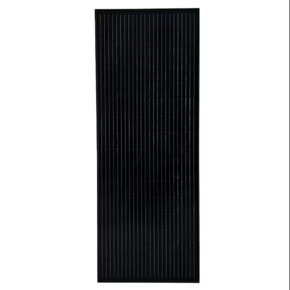 100W Pannello Fotovoltaico Monocristallino 12V Slim All-Black