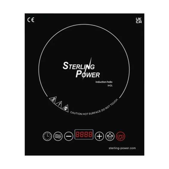 Piano cottura a induzione da incasso Sterling 1000W 210 x 250 mm