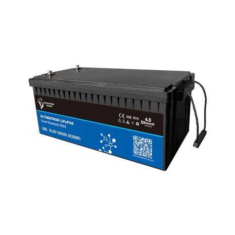 Batteria LiFePO4 200Ah 24V PRO - 4,8kWh Ultimatron