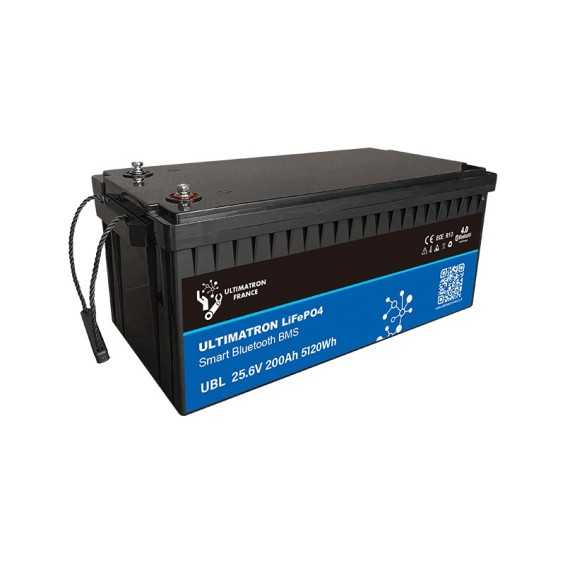 Batteria LiFePO4 200Ah 24V PRO - 4,8kWh Ultimatron