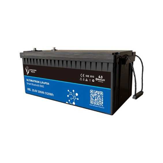 Batteria LiFePO4 200Ah 24V PRO - 4,8kWh Ultimatron