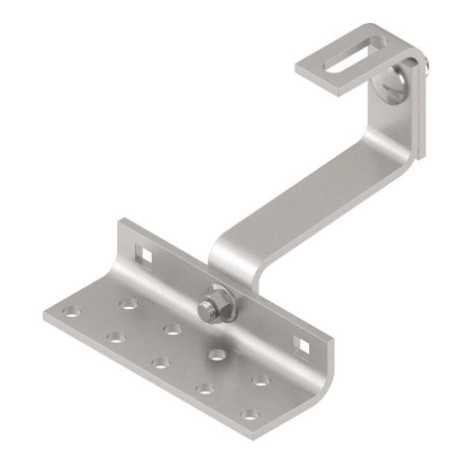 Staffa inox regolabile per supporto tegola
