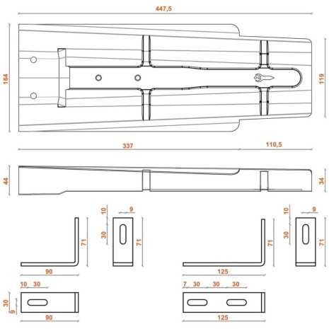 Supporto 5 pannelli su coppo