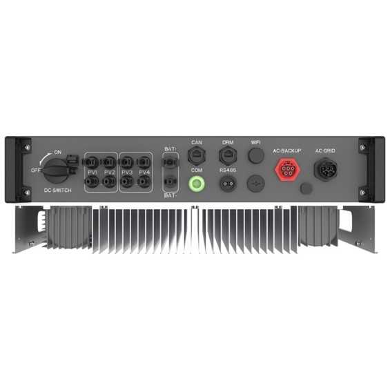 Inverter Ibrido Trifase 10kW Solis RHI-3P10K-HVES-5G |Certificato CEI-021