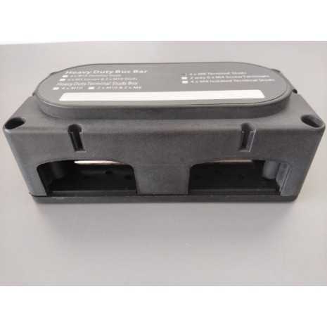 Bus-bar di distribuzione 300A 4xM8 colore nero
