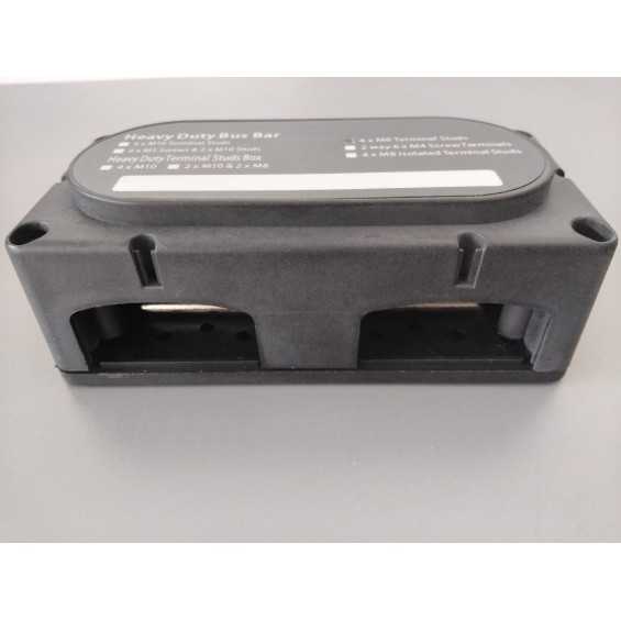 Bus-bar di distribuzione 300A 4xM8 colore nero