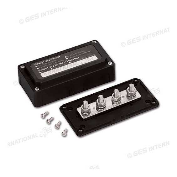 Bus-bar di distribuzione 300A 4xM8 colore nero