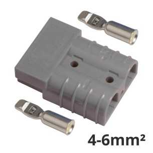 Connettore di potenza tipo Anderson 30A grigio