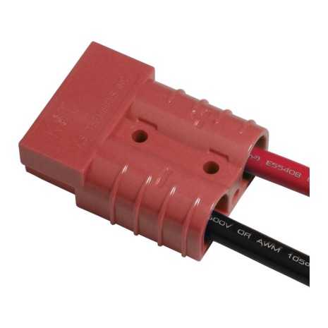 Connettore di potenza tipo Anderson 50A rosso