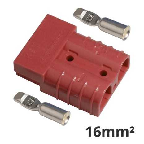 Connettore di potenza tipo Anderson 50A rosso