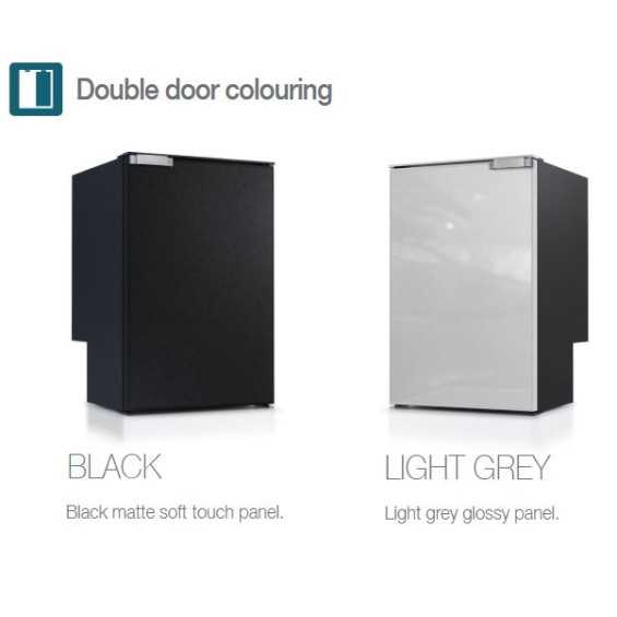 Frigorifero 155L con freezer 30L 12/24V Vitrifrigo con sistema Chromelock Doppia Porta