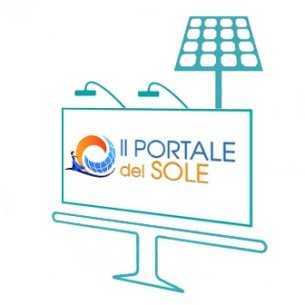 Kit illuminazione insegna a energia solare