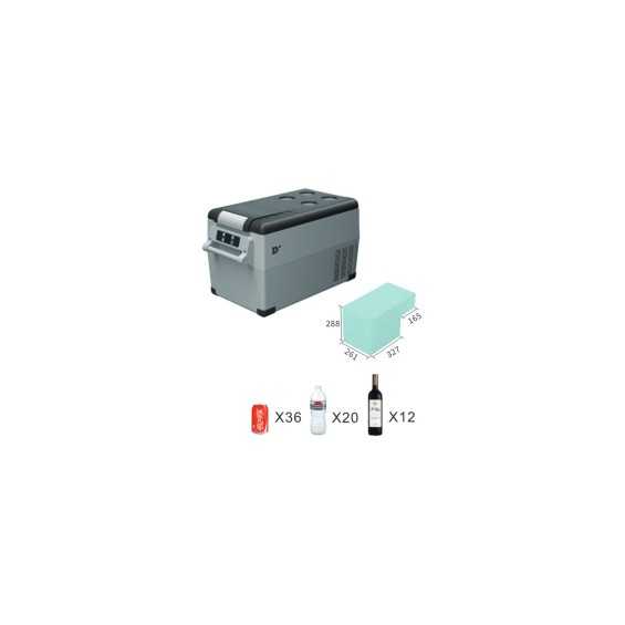 Frigo-freezer portatile 35L 12/24Vdc - 230Vac Diniwid S35