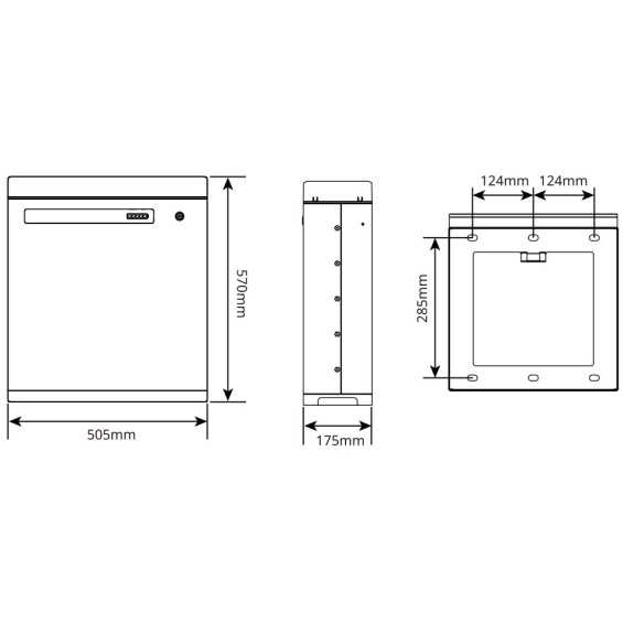 Batteria al litio LiFePO4 GoodWe 5kWh, 51.2V, IP65