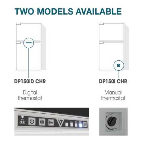 Frigorifero 155L con freezer 30L 12/24V...