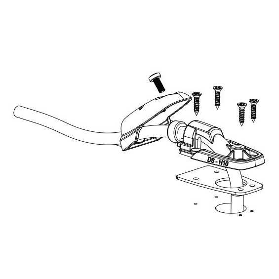 Passacavo da tetto singolo Scanstrut