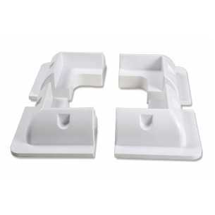 4 Supporti angolari per montaggio pannelli su camper