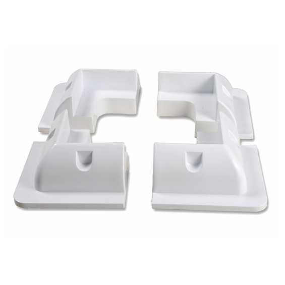 4 Supporti angolari per montaggio pannelli su camper