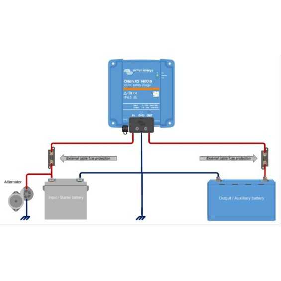 Booster di carica VICTRON 12/24V 50A ORION XS 1400 non isolato