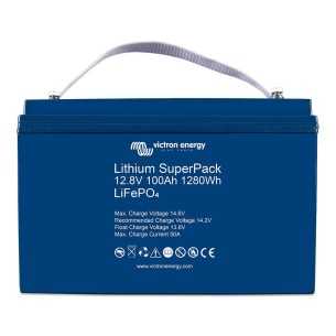Batteria LiFePO4 100Ah 12,8V Victron SuperPack con BMS...