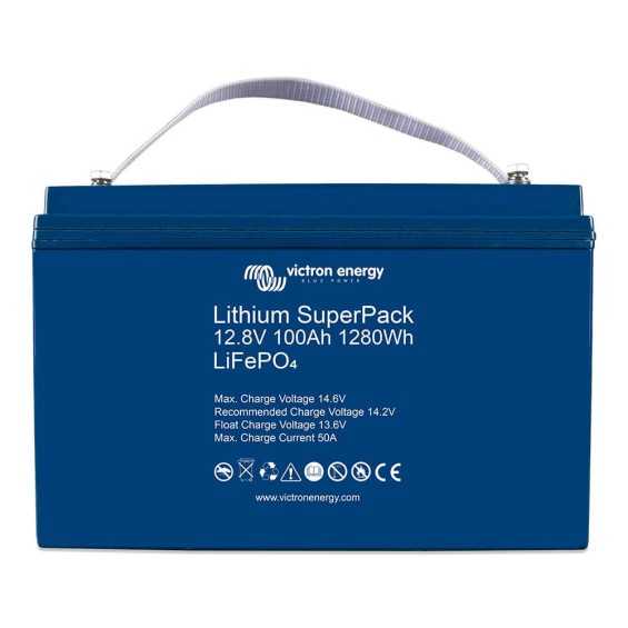 Batteria LiFePO4 100Ah 12,8V Victron SuperPack con BMS integrato