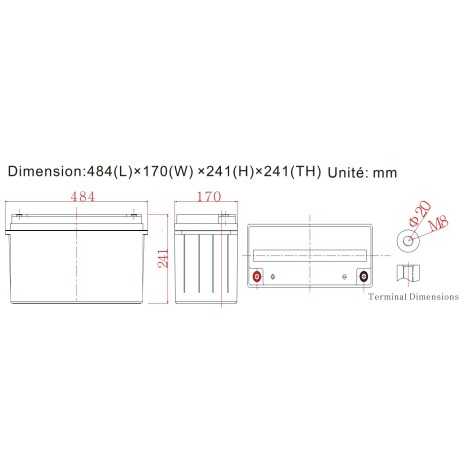 Batteria 150Ah 12V Ultimatron Piombo-Carbonio Deep Cycle