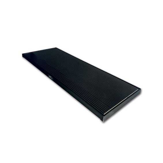 150W SLIM Pannello Fotovoltaico Monocristallino 12V ExtraSun con supporto integrato e 5m di cavo bipolare guainato